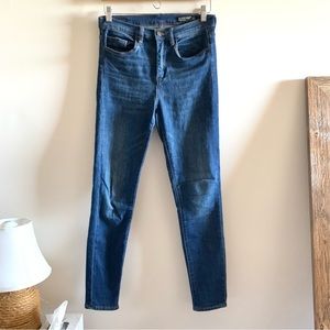 Blank NYC The Great Jones high rise dark wash skinny jeans size 27